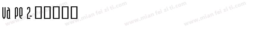 VA Pe 2字体转换